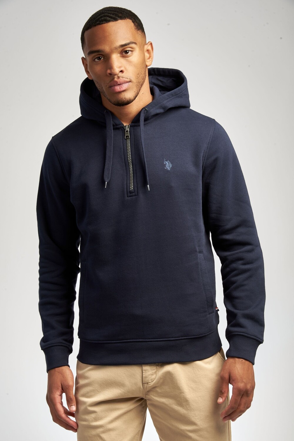 

Толстовка с молнией 1/4 U.S. Polo Assn, синий