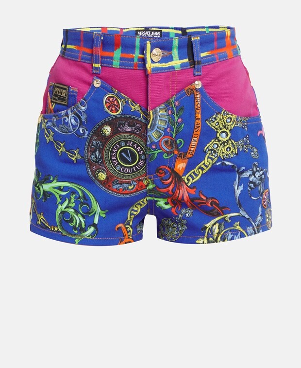 

Джинсовые шорты Versace Jeans Couture, темно-синий