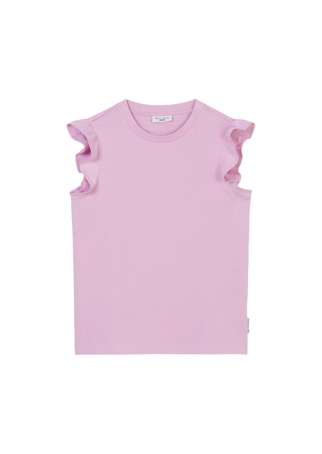 

Топ Marc O'Polo Volant T Shirt loose, цвет chilled violet