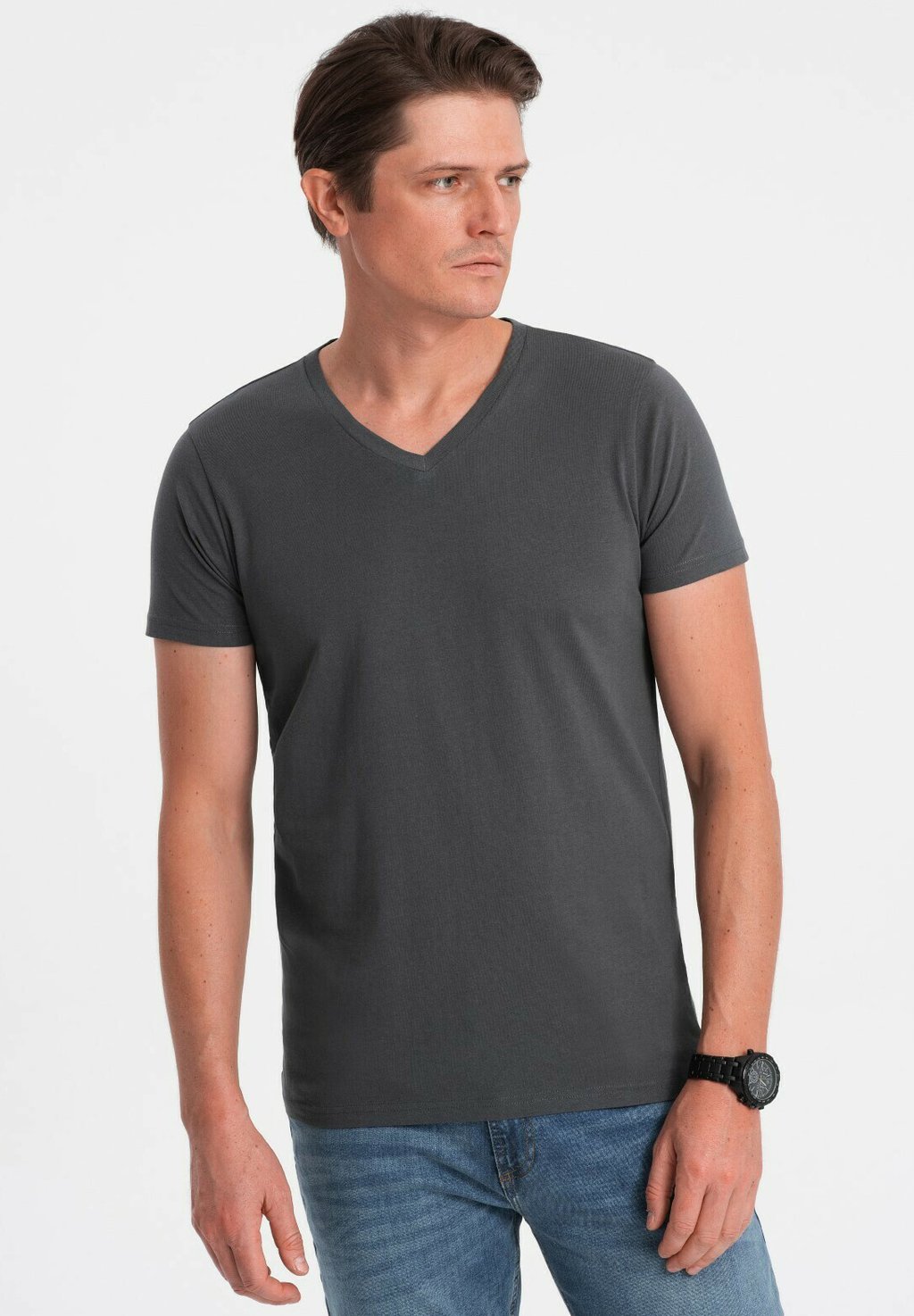Базовая футболка Ombre, темно-серая