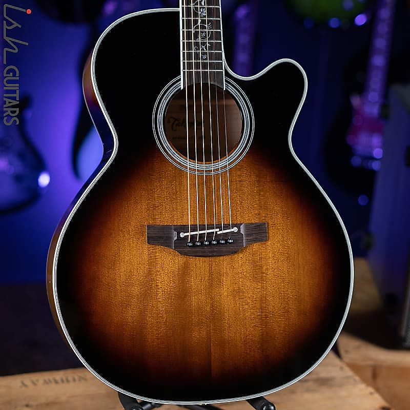 

Акустическая гитара Takamine EF450C-TT Acoustic Electric Guitar Brown Sunburst Demo