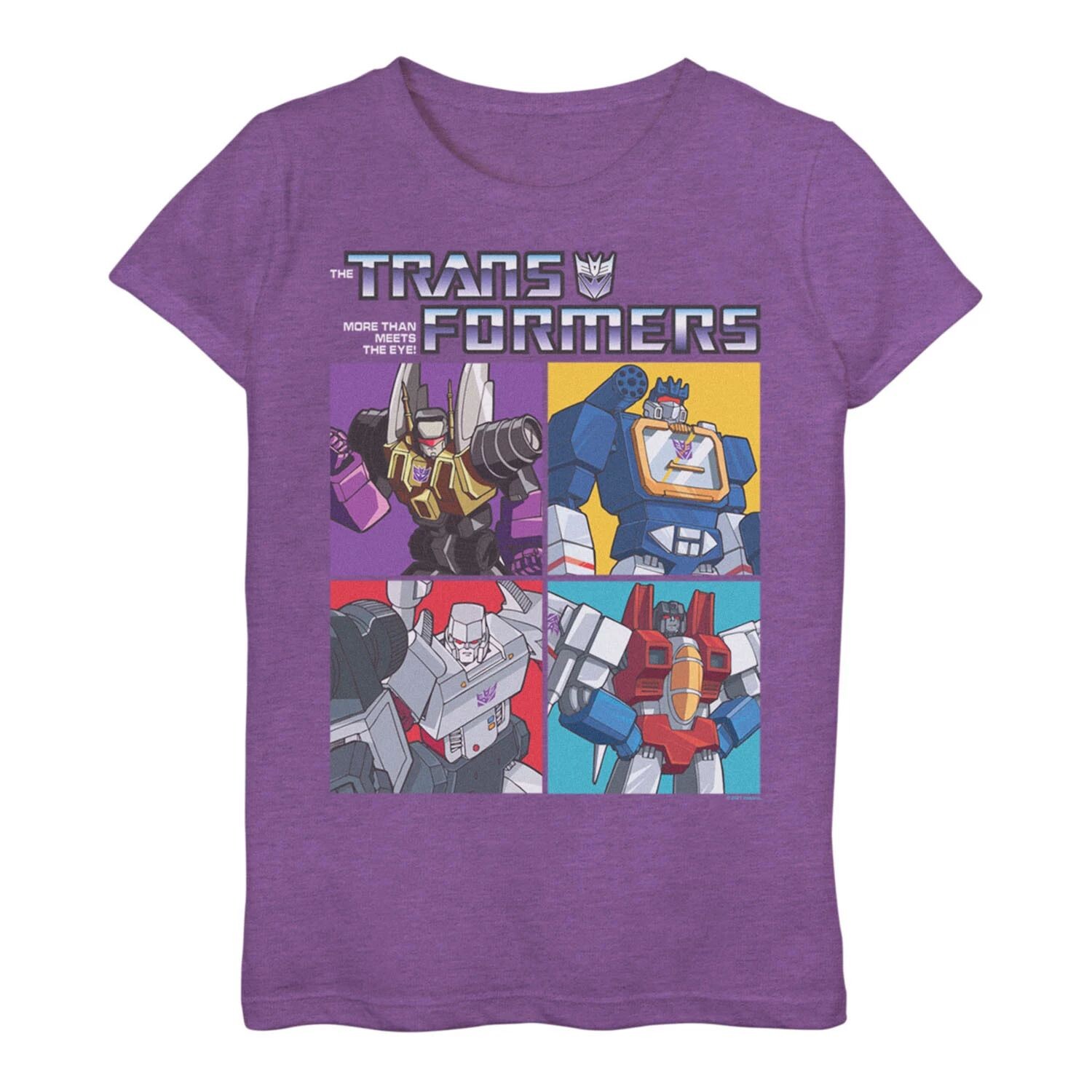 

Футболка Transformers Four Autobot Box Up для девочек 7–16 лет Licensed Character