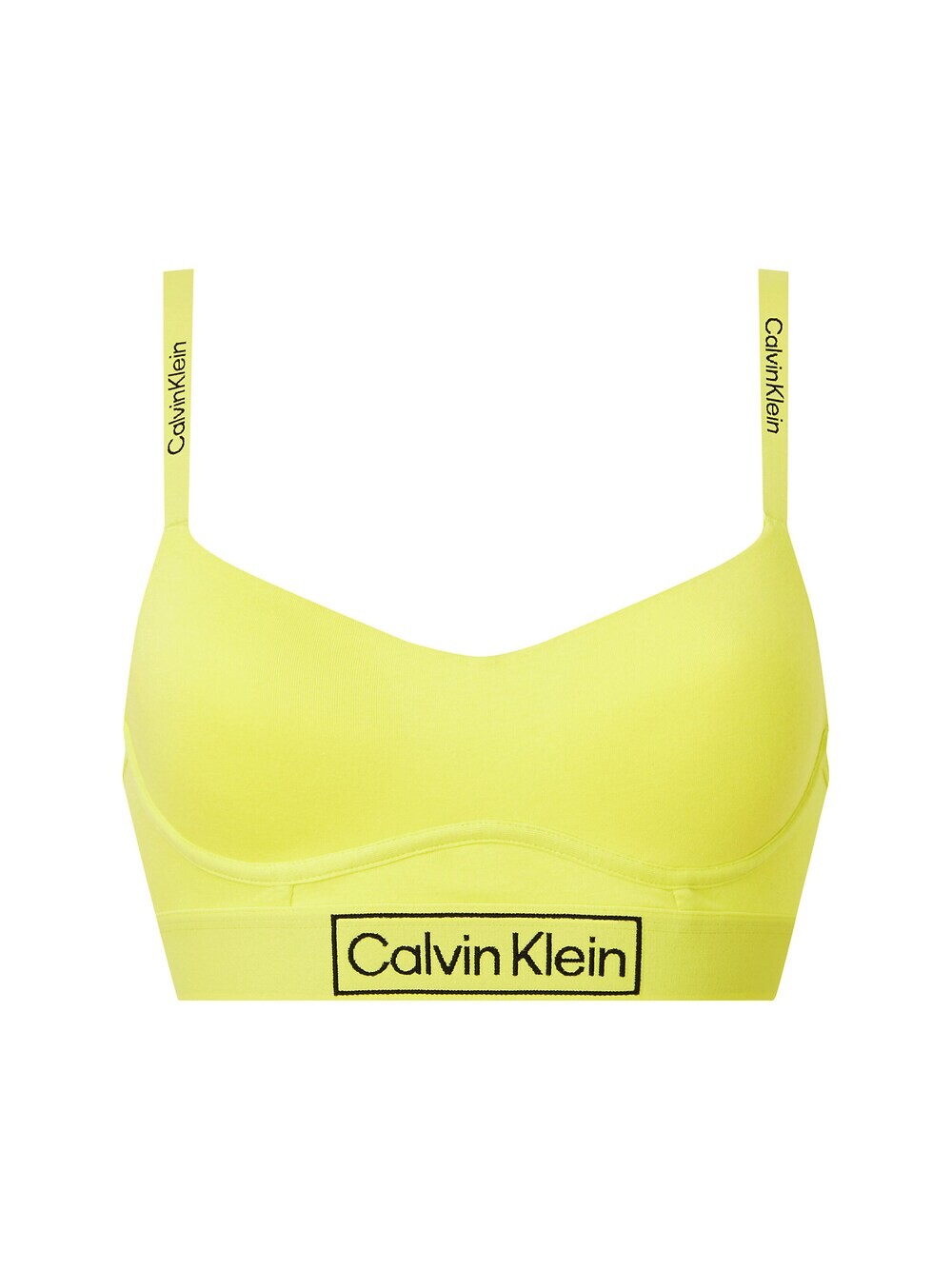 

Бюстгальтер без косточек Calvin Klein Underwear, лимон