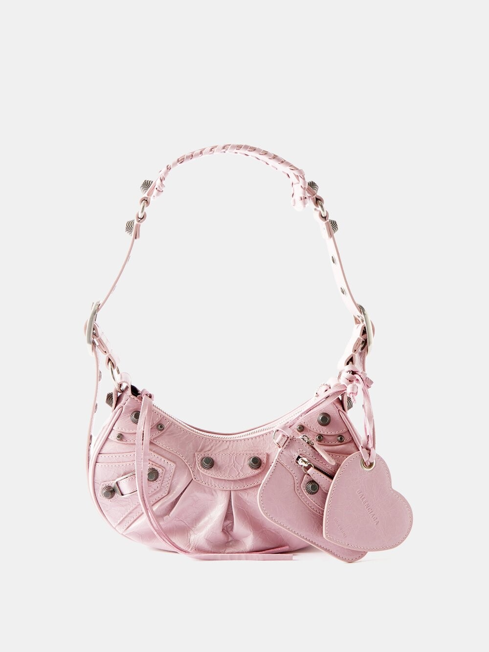 

Кожаная сумка через плечо le cagole xs Balenciaga, розовый