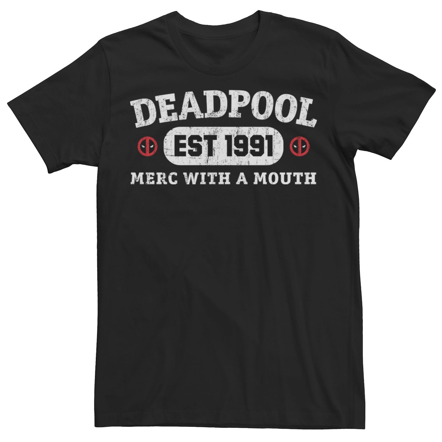 Мужская футболка Marvel Deadpool 30th Merc With A Mouth Est 1991 Licensed Character сувенир pyramid deadpool merc with a mouth 29шт