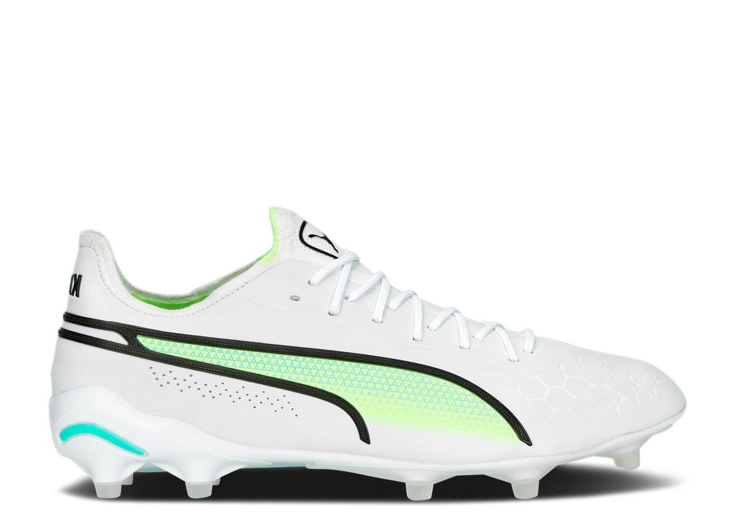 

Кроссовки Puma King Ultimate Fg Ag 'White Electric Peppermint', белый, Белый;серый