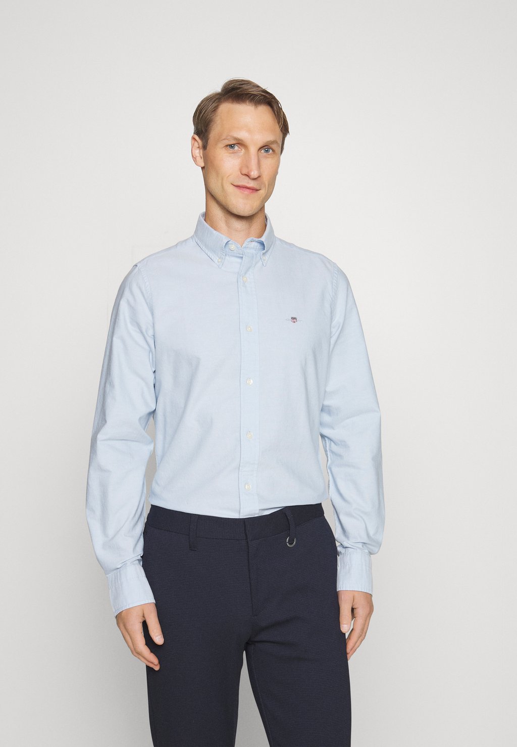 Рубашка SLIM OXFORD SHIRT GANT, цвет light blue
