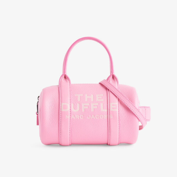

Кожаная спортивная сумка mini duffle Marc Jacobs, розовый