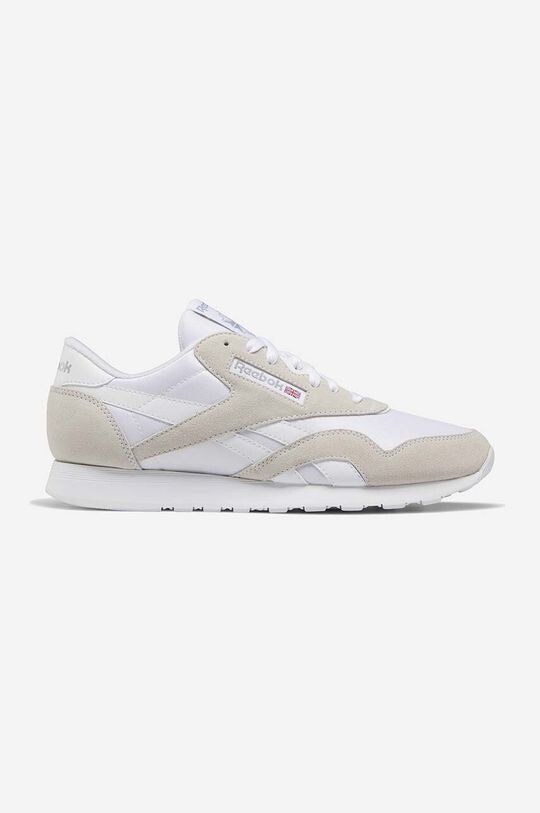 

Кроссовки CL из нейлона Reebok, белый