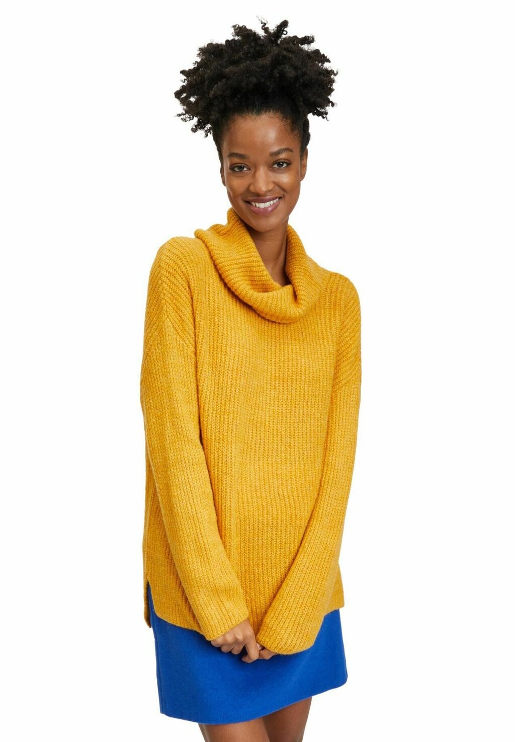 

Вязаный свитер Cartoon, цвет dark yellow melange