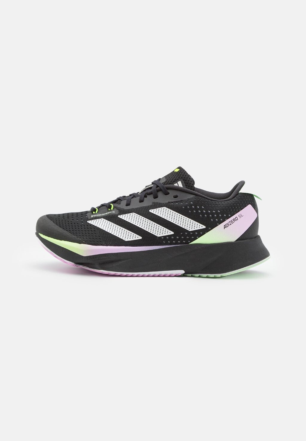 Кроссовки нейтрального цвета ADIZERO SL adidas Performance, цвет core black/zero metallic/green spark