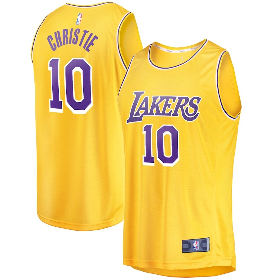 

Джерси Fanatics Branded Los Angeles Lakers, золотой