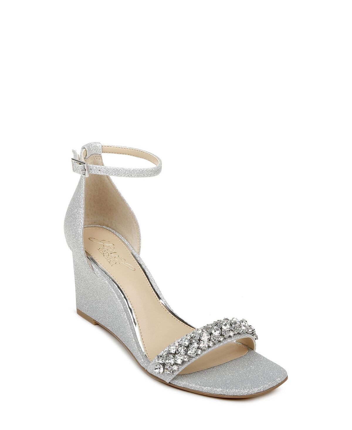 

Женские вечерние босоножки на танкетке Peggy Jewel Badgley Mischka