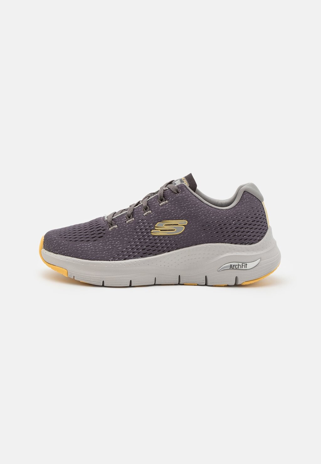 

Кроссовки Skechers Arch Fit, темно-серый / желтый