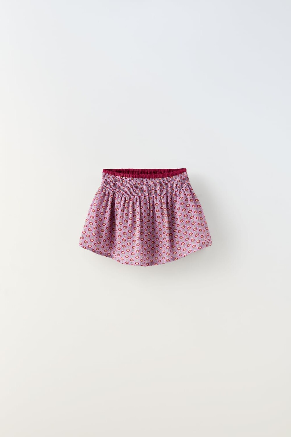 

Юбка с цветочными приборами ZARA, маве