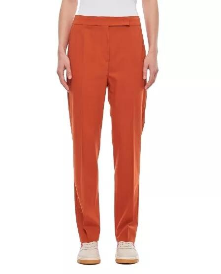 

Шерстяные брюки cerisa Max Mara, красный