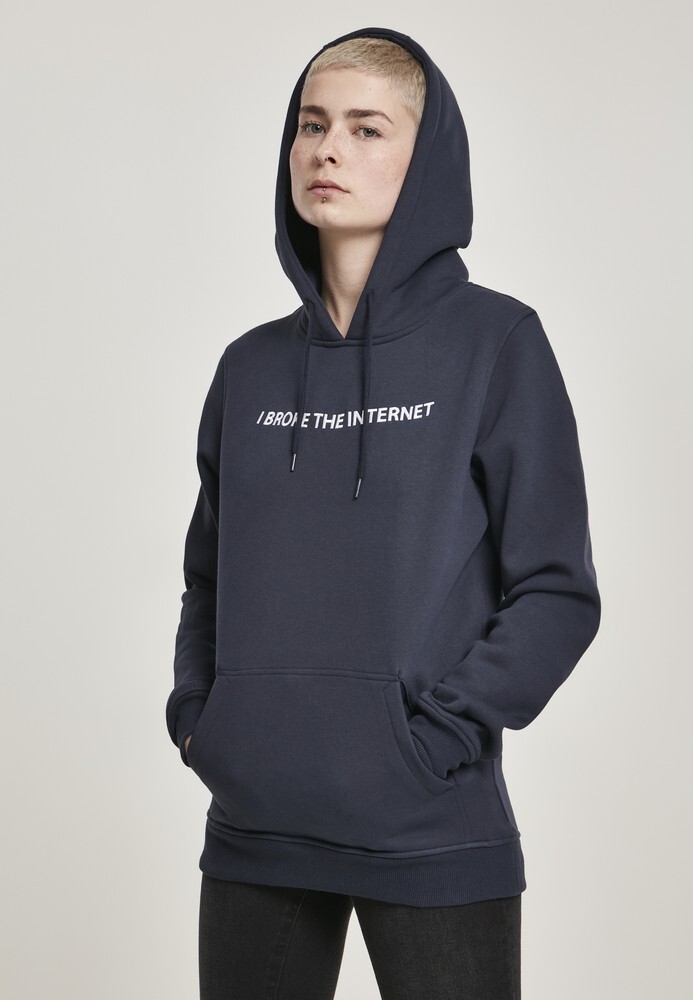 

Толстовка Mister Tee Hoodie Ladies I broke Hoody, синий