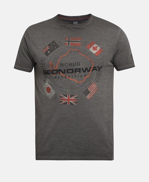 

Футболка Geographical Norway, темно-серый