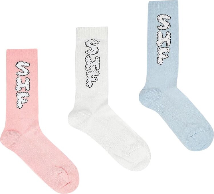 

Носки Sky High Farm Workwear Cloud Logo (3 Pack) 'Multicolor', разноцветный
