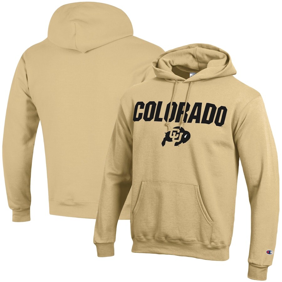 

Пуловер с капюшоном Champion Colorado Buffaloes, золотой
