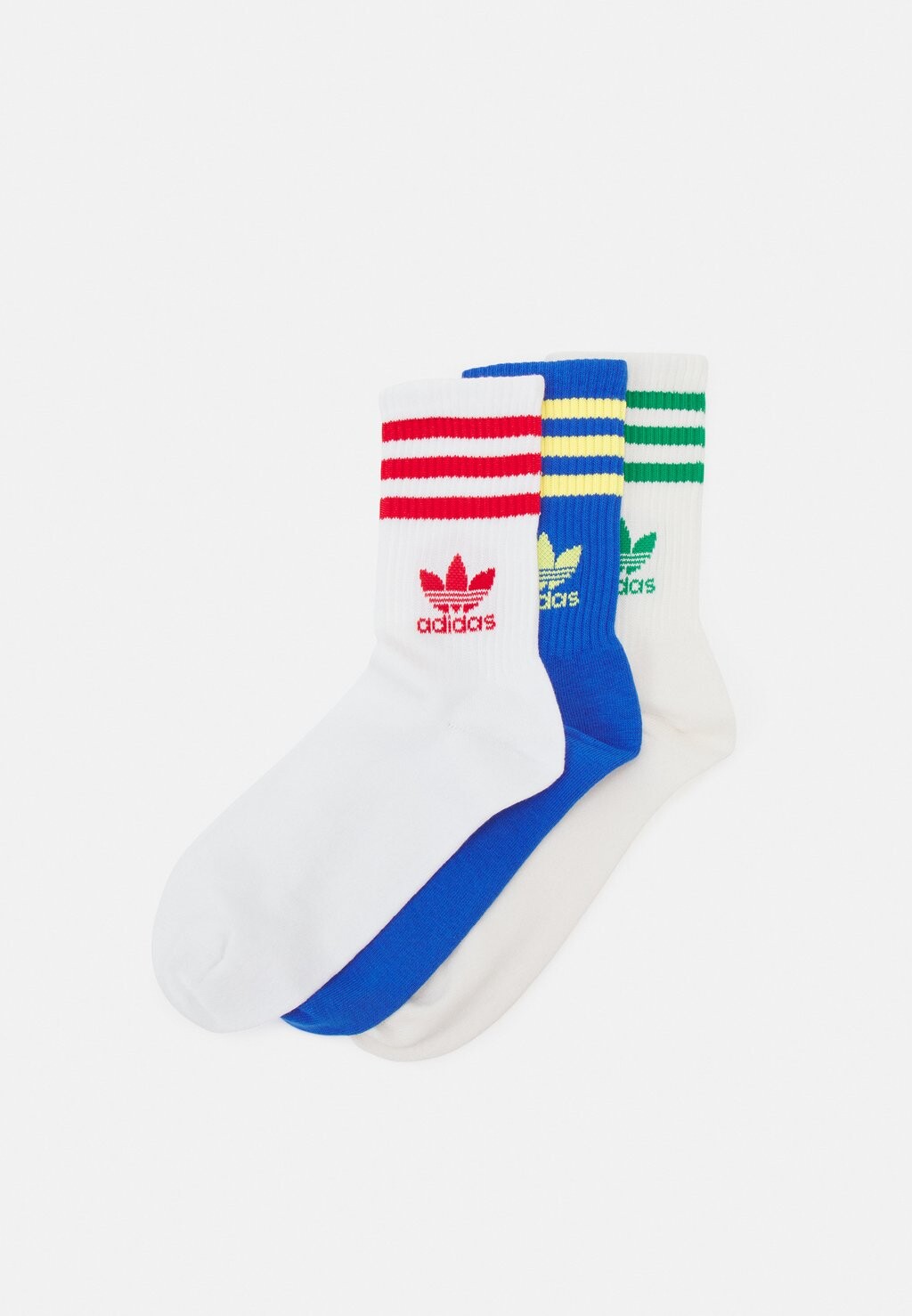 

Носки Crew Sock Unisex 3 Pack adidas Originals, синий/мелово-белый/белый