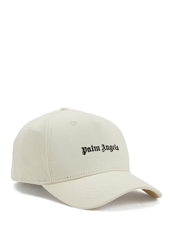 

Белая мужская шляпа с логотипом Palm Angels