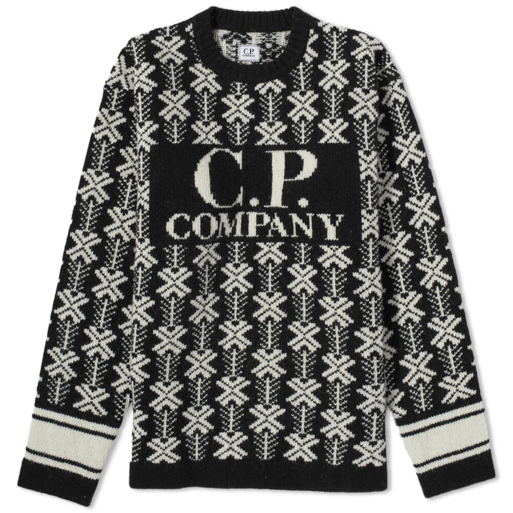 

C.P. Company Шерсть Жаккард Круглый Трикотаж