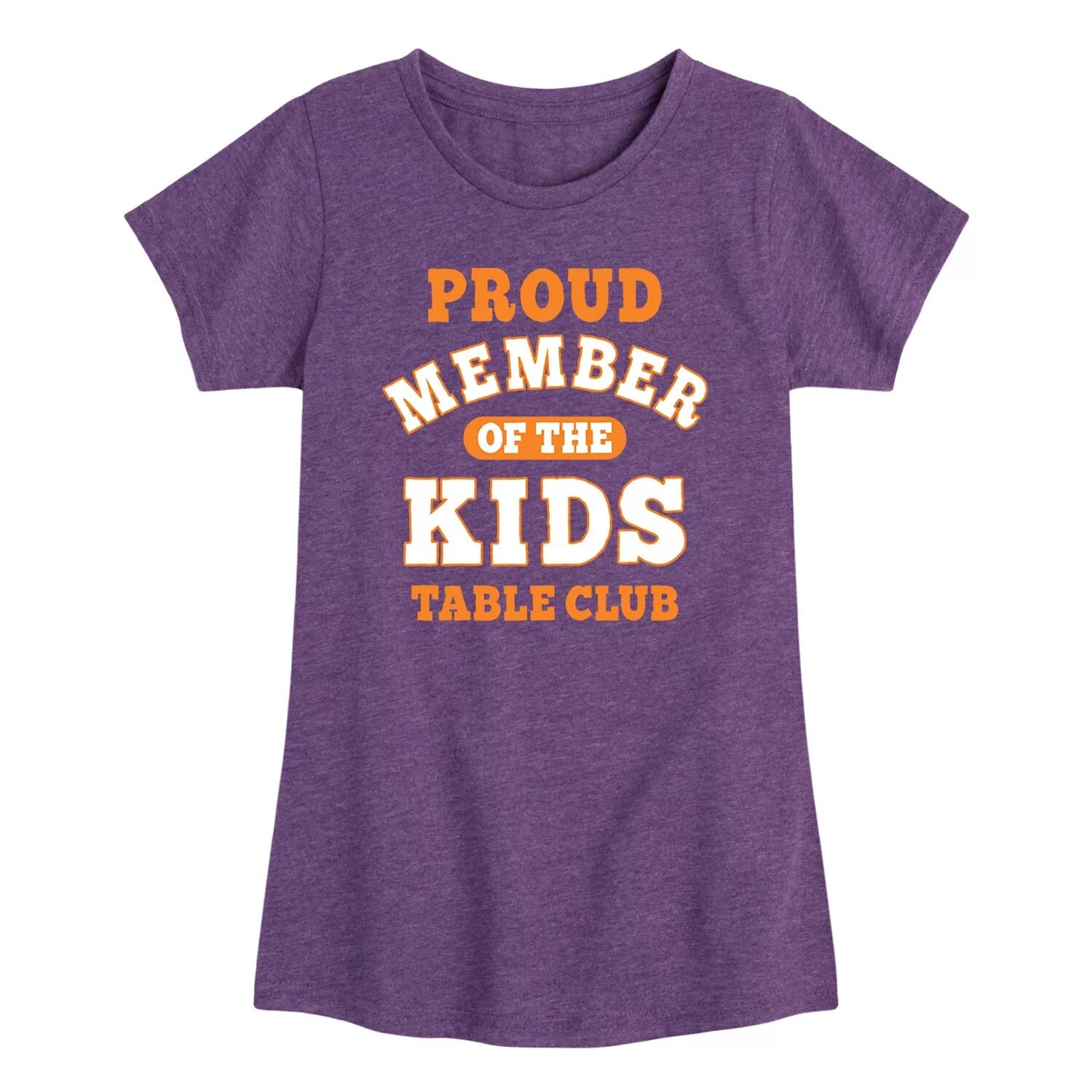

Футболка с графическим рисунком для девочек 7–16 лет Proud Member Kids Table Club Licensed Character