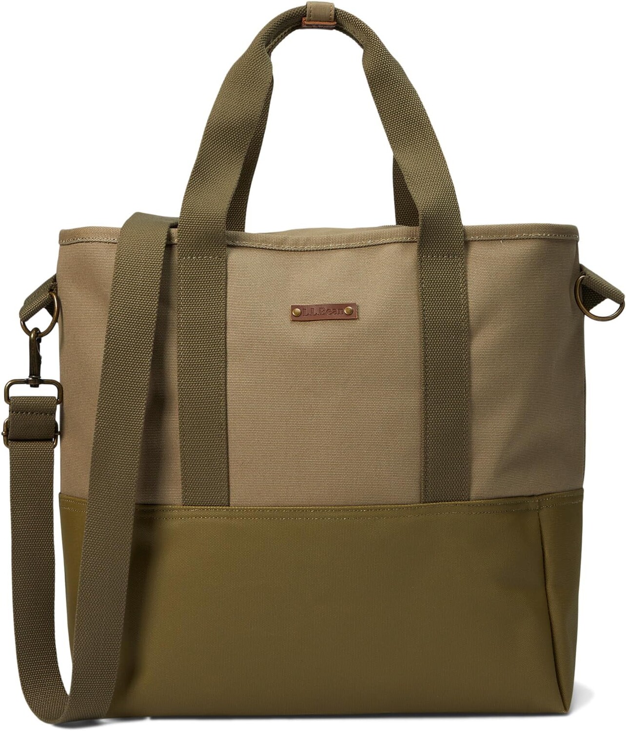 

Большая сумка Nor'Ester L.L.Bean, цвет Antique Olive/Dark Mushroom