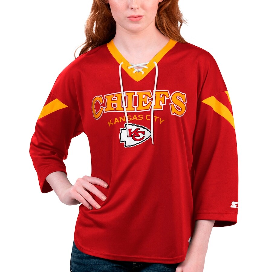 

Футболка с длинным рукавом Starter Kansas City Chiefs, красный