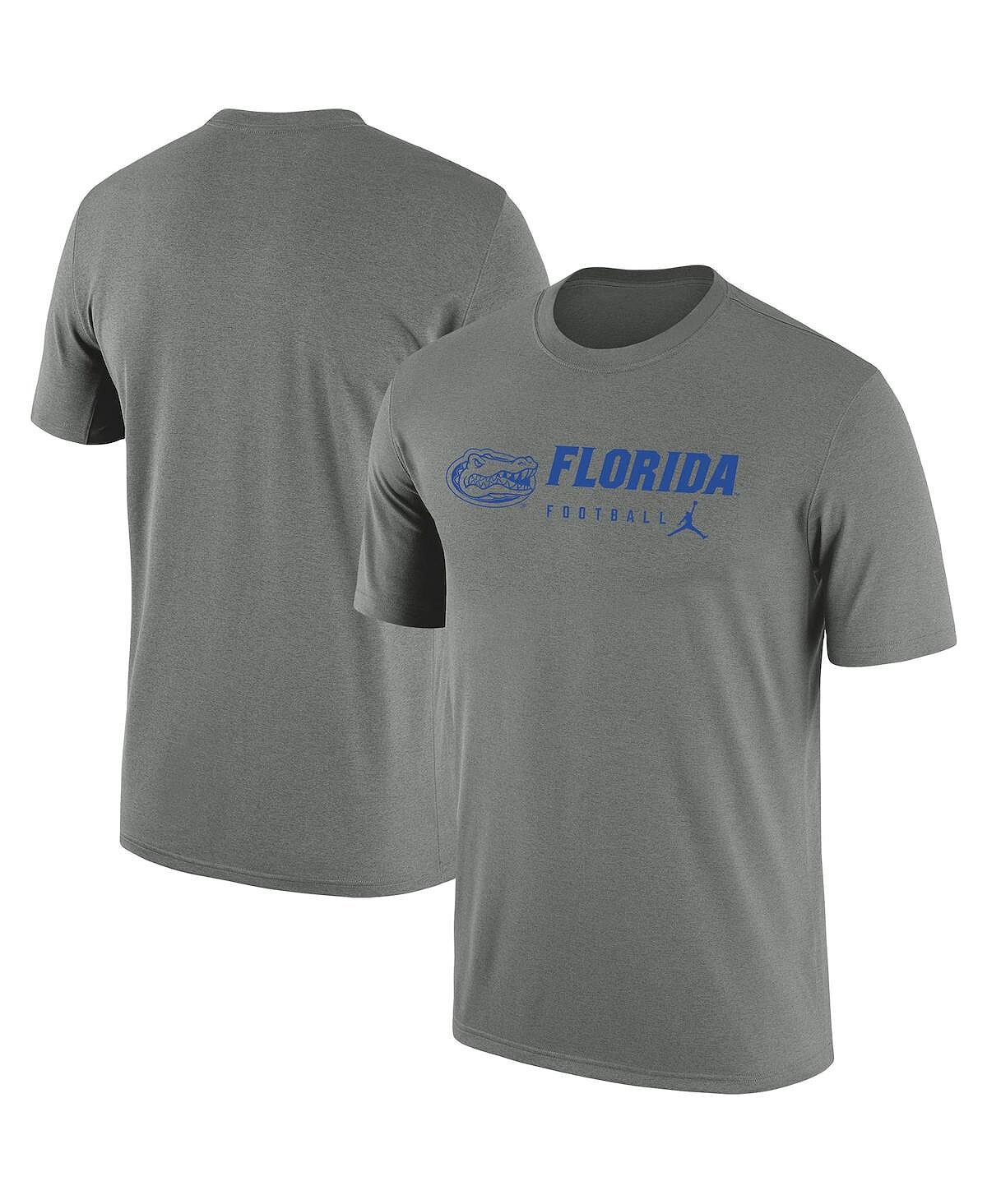 

Мужская футболка Heather Grey Florida Gators Team Legend Performance Nike