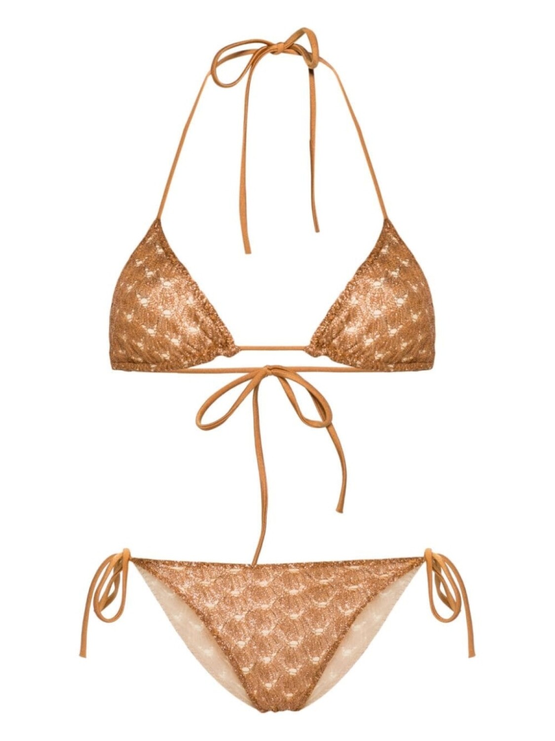 

Missoni бикини с люрексом, коричневый