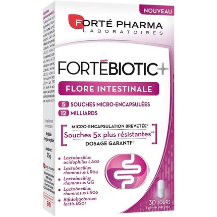 ФортBiotic+ Кишечная флора 30 капсул, Forte Pharma