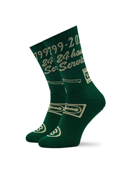 Высокие носки унисекс Market, зеленый высокие носки унисекс