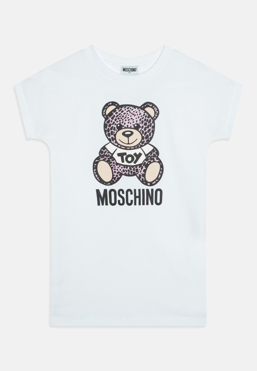 Летнее платье Dress MOSCHINO, цвет bianco ottico цена и фото