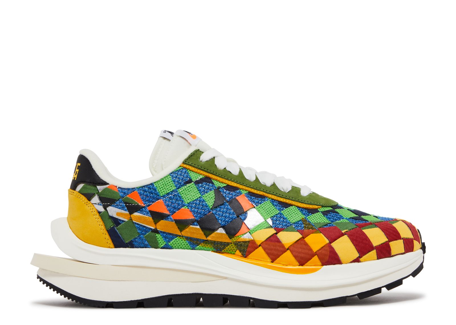 Кроссовки Nike Jean Paul Gaultier X Sacai X Vaporwaffle Woven 'Multi-Color', разноцветный