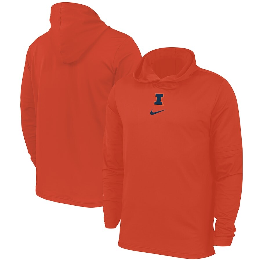 

Футболка с длинным рукавом Nike Illinois Fighting Illini, оранжевый