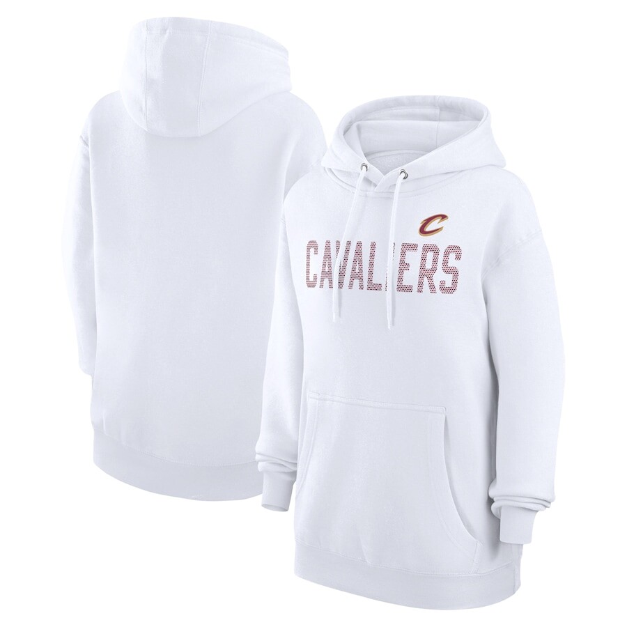 

Пуловер с капюшоном G-III 4Her by Carl Banks Cleveland Cavaliers, белый