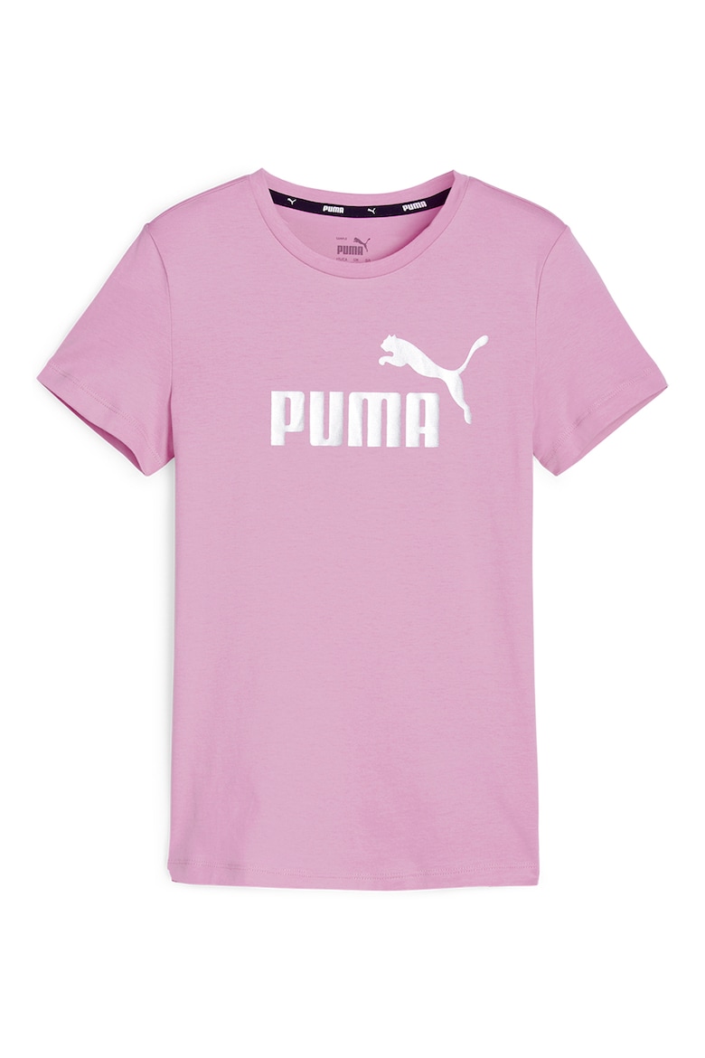 Ess+ хлопковая футболка Puma, розовый фото