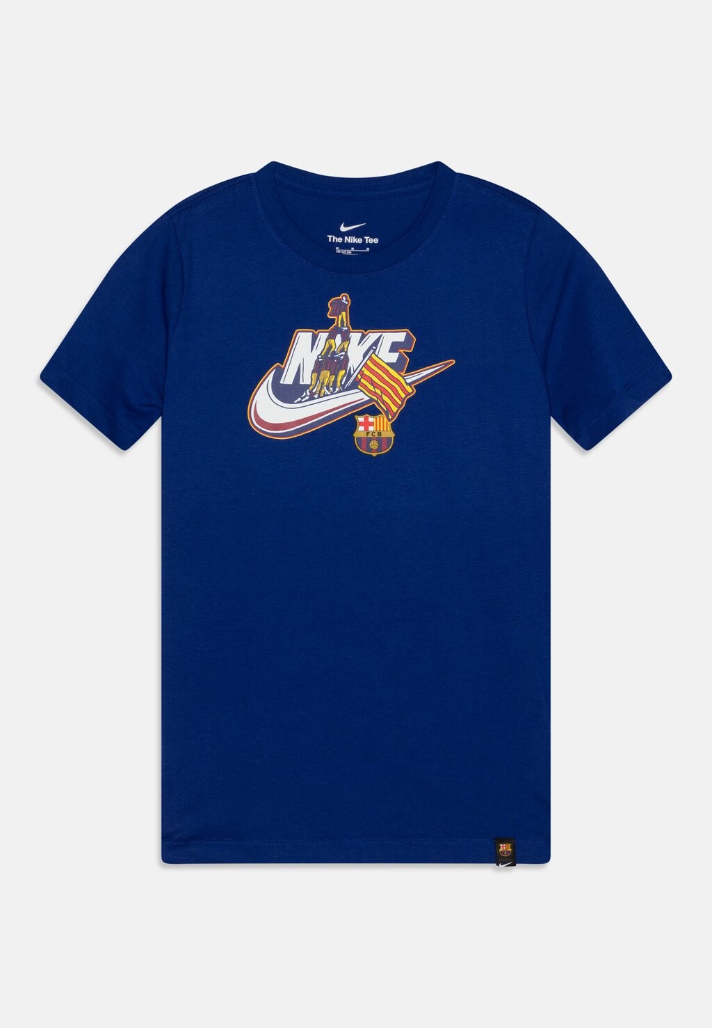 Футболка с принтом FC BARCELONA FUTURA TEE UNISEX Nike Performance, синий цена и фото