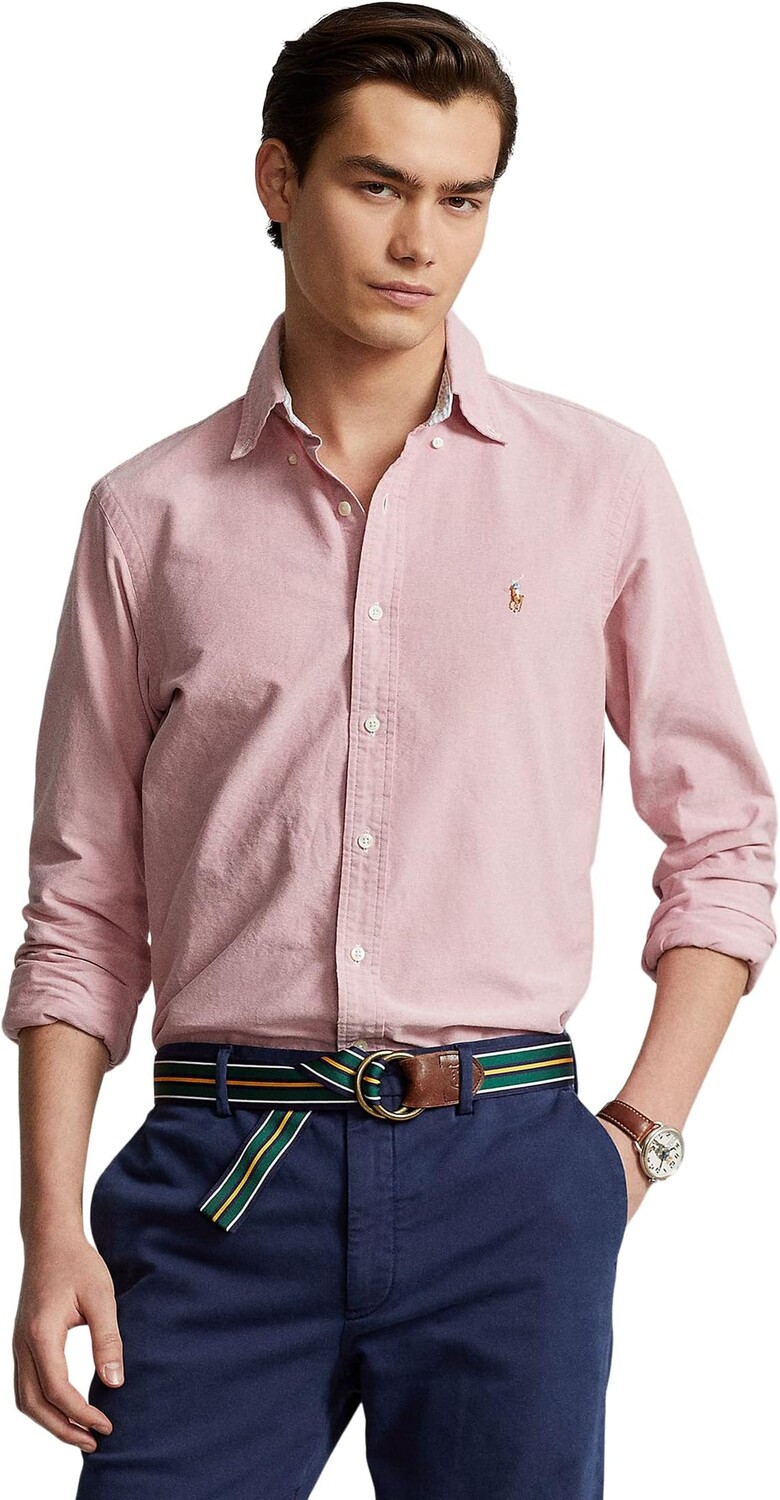 

Легендарная оксфордская рубашка Polo Ralph Lauren, цвет Sunrise Red
