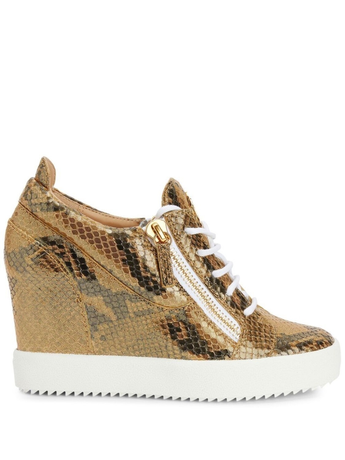 

Giuseppe Zanotti кроссовки Kriss на танкетке, коричневый