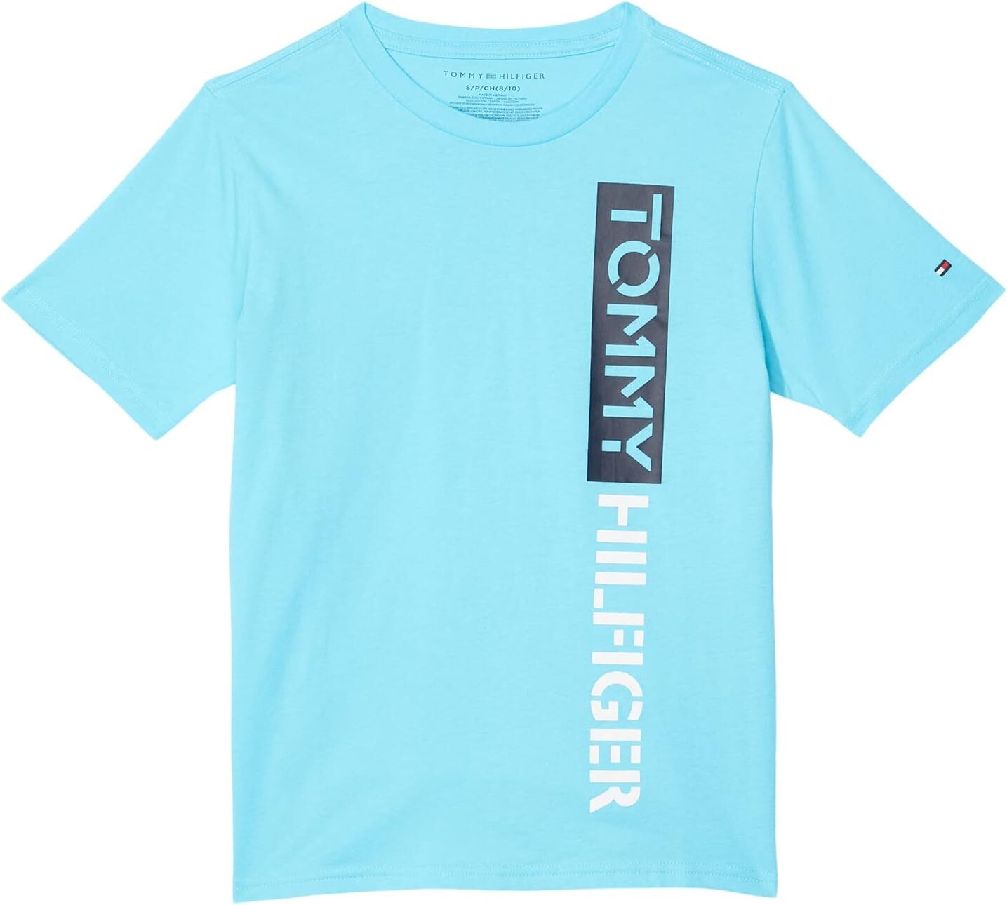 

Футболка Tommy Hilfiger Vertical Stencil Graphic T-Shirt, цвет Bachelor Button