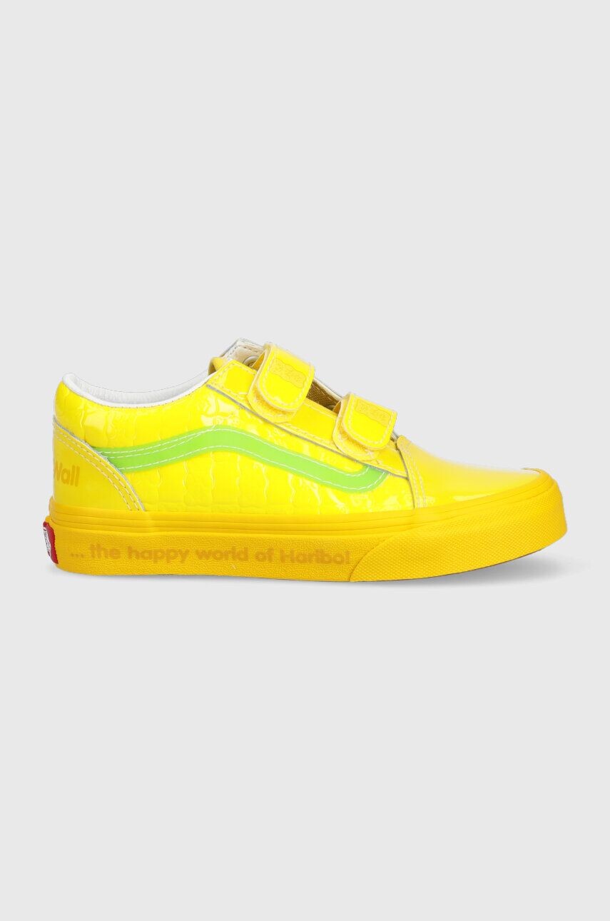 

Детские кроссовки Vans UY Old Skool V HARB CHBD, желтый