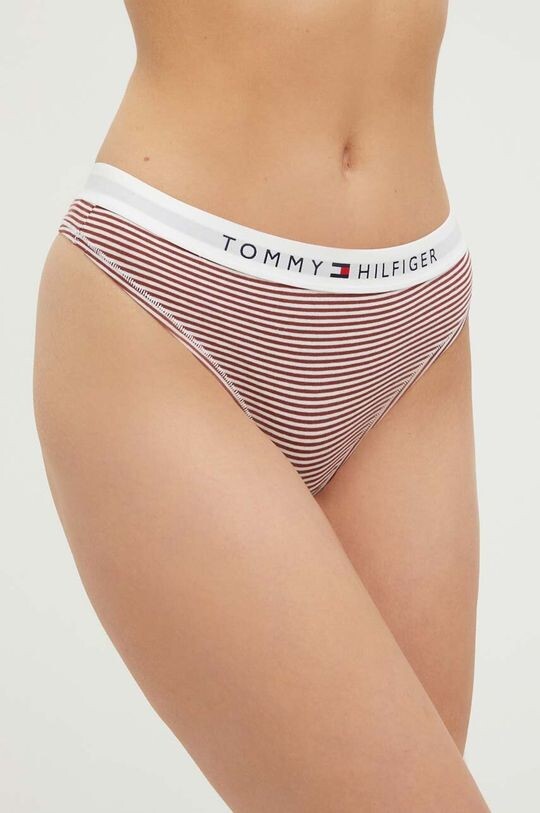 

Шлепки Tommy Hilfiger, гранат