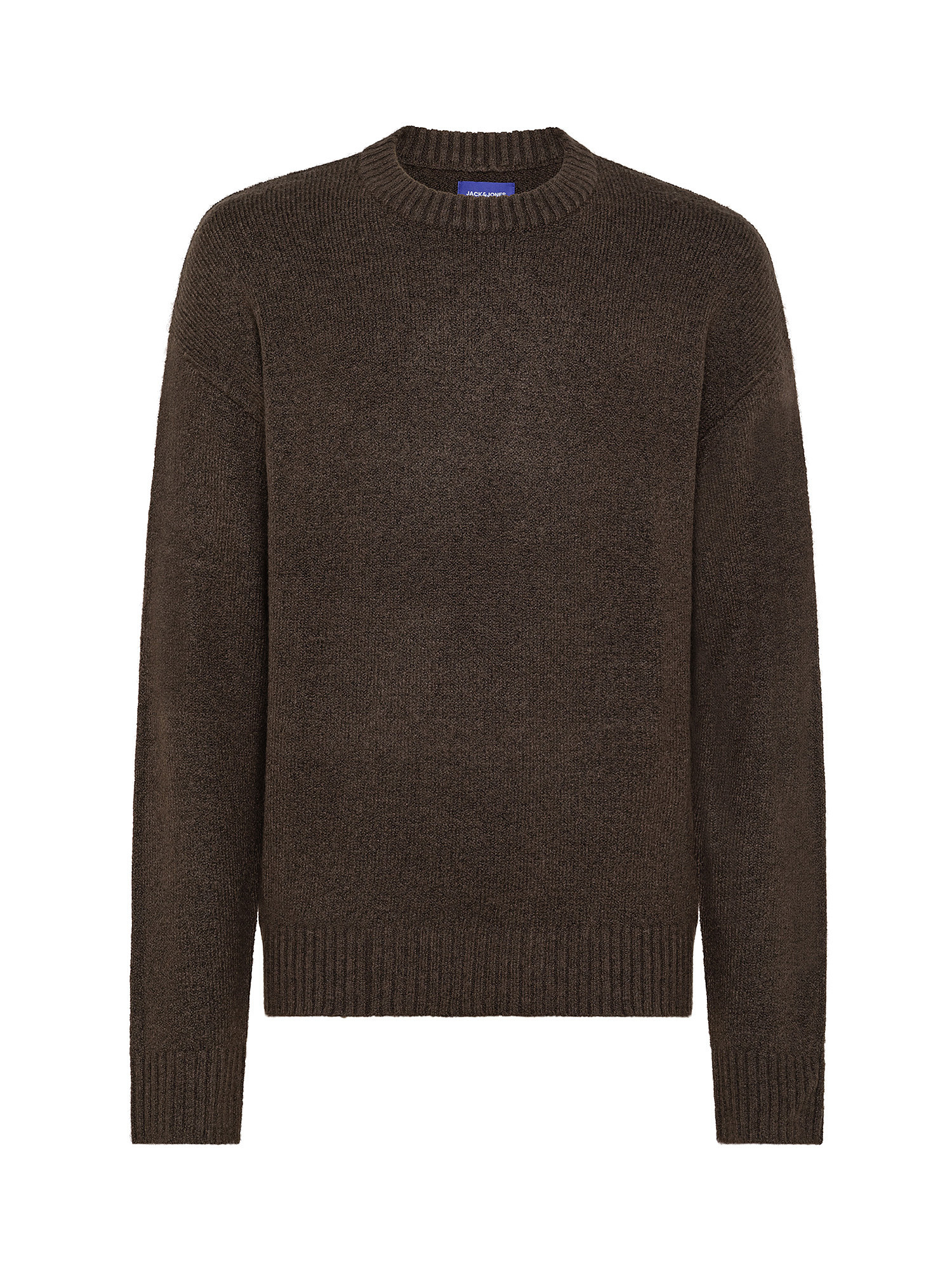 Пуловер с длинными рукавами Jack Jones, коричневый пуловер объемный с длинными рукавами cikoya xs s фиолетовый
