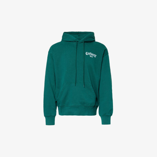

Толстовка из хлопкового джерси с вышивкой Onyx Script Carhartt Wip, белый