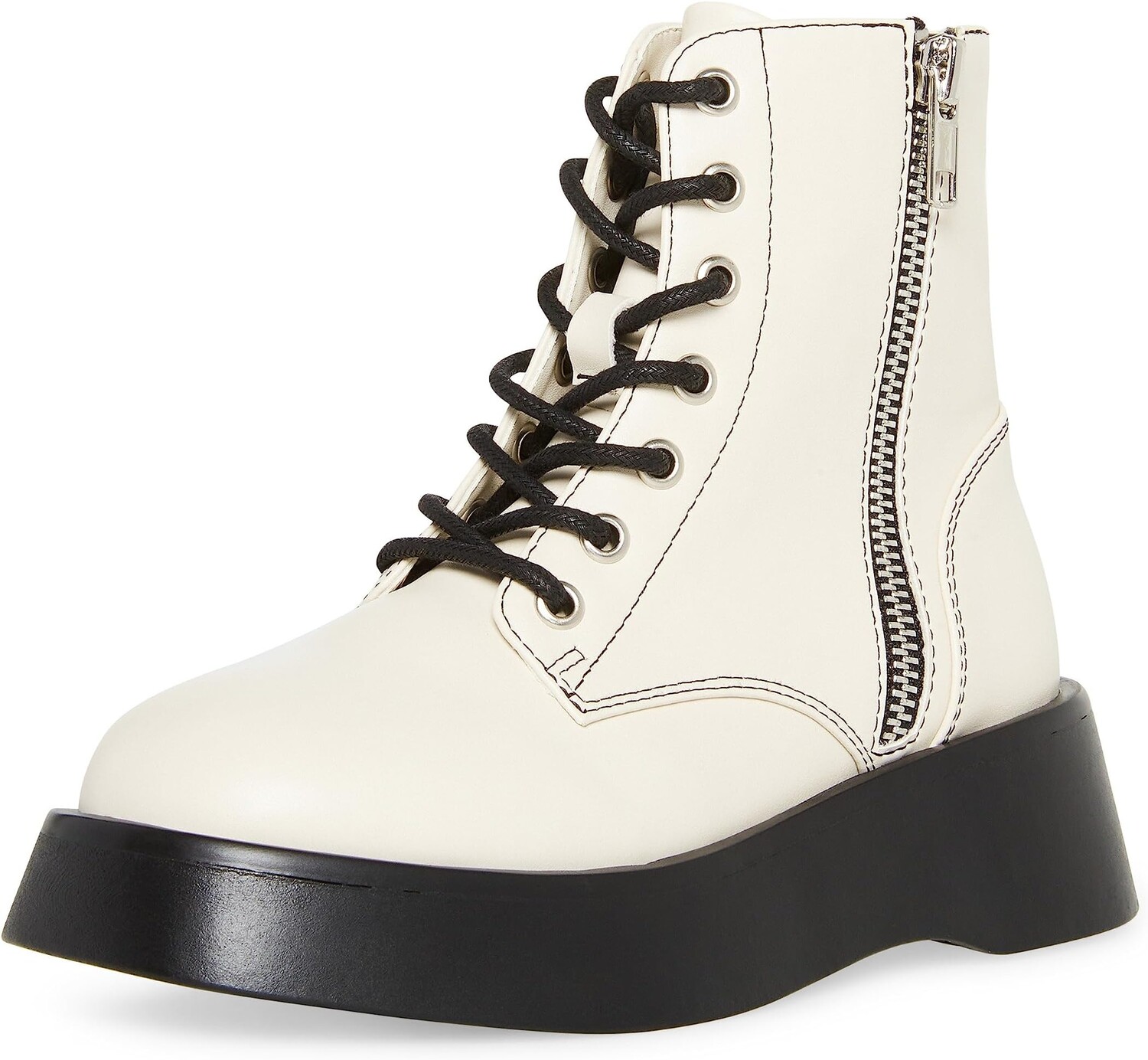 

Ботинки на шнуровке Figaro Steve Madden, цвет Bone