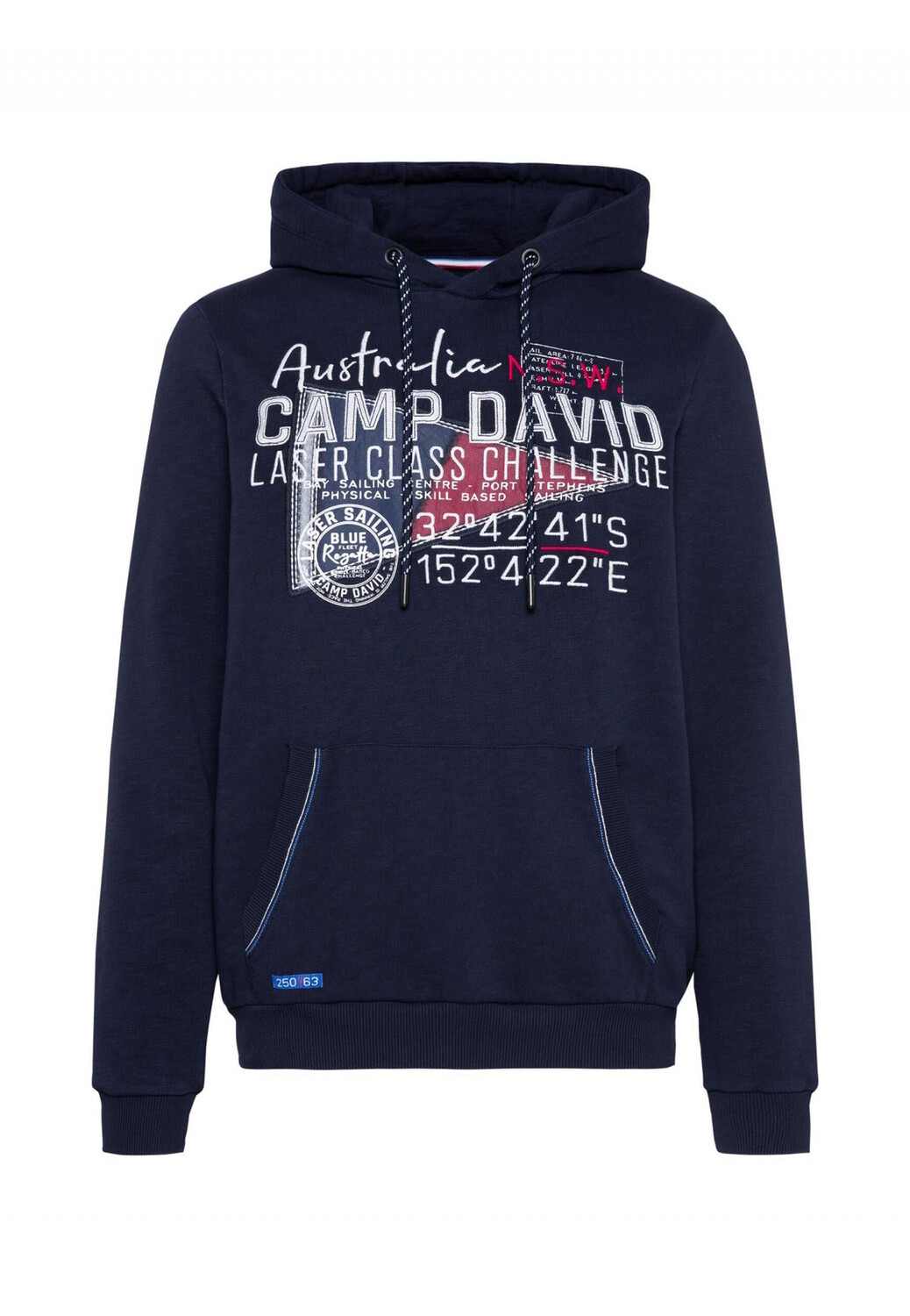 

Толстовка CAMP DAVID Kapuzenpullover 'Laser Sailing', темно-синий