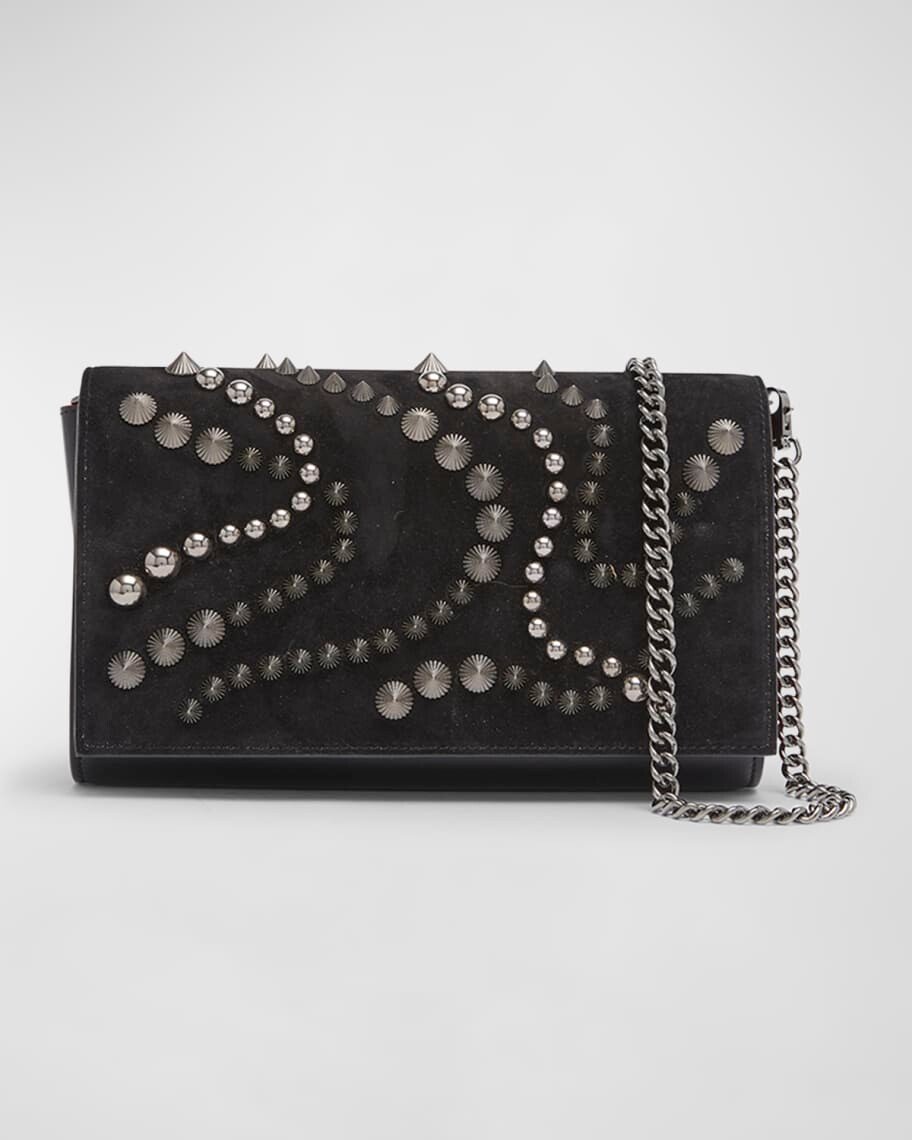

Кожаный клатч Paloma Pika Spike Christian Louboutin